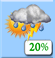 Tuesday: A chance of showers and thunderstorms after 11am. Mostly sunny, with a high near 91. Southwest wind around 5 mph. Chance of precipitation is 30%. New rainfall amounts less than a tenth of an inch possible. Tuesday: Chance Showers And Thunderstorms