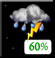 Monday Night: Showers And Thunderstorms Likely then Chance Showers And Thunderstorms
