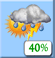 Wednesday: A slight chance of showers and thunderstorms before 8am, then a chance of showers and thunderstorms. Partly sunny, with a high near 86. Chance of precipitation is 40%. New rainfall amounts between a tenth and quarter of an inch possible. Wednesday: Slight Chance Showers And Thunderstorms then Chance Showers And Thunderstorms